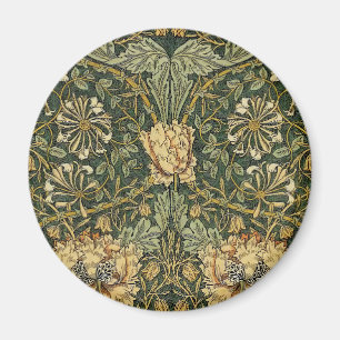 Íman William Morris Honeysuckle Green Floral