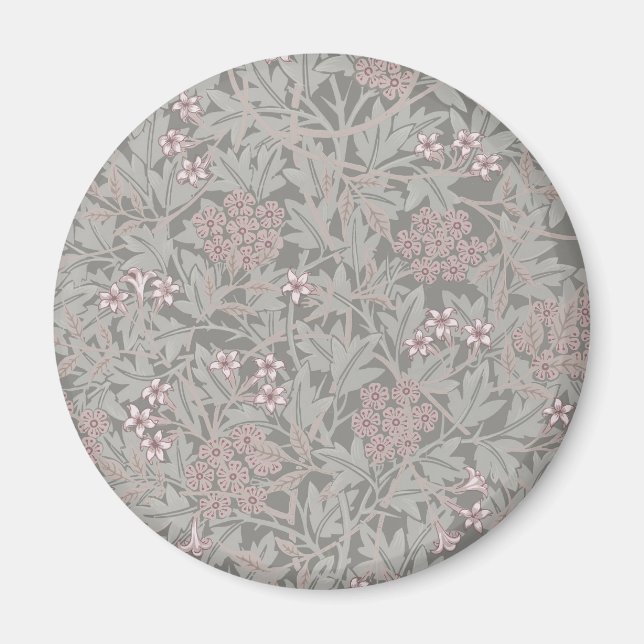 Íman William Morris Jasmine Flower Pattern (Frente)