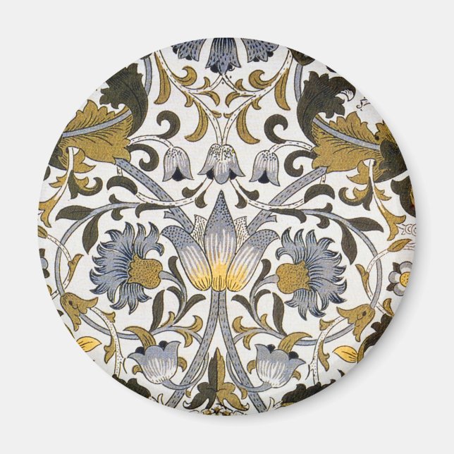 Íman william morris lodden floral flor têxtil (Frente)