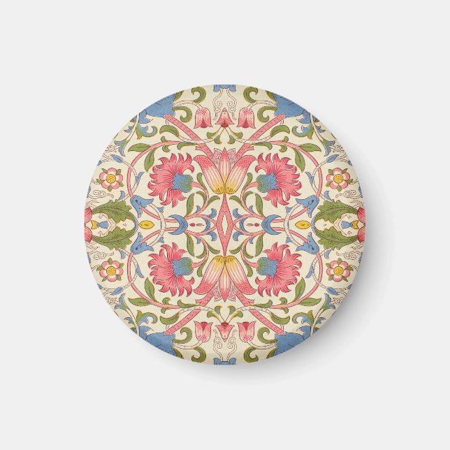 Íman William Morris Lodden Primavera Wallpaper Art (Frente)