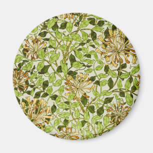 Íman William Morris Madressilva Flores Verdes