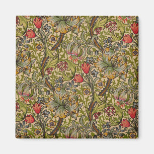 Íman William Morris Ouro Lily Antique