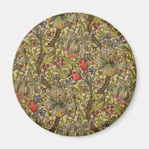 Íman William Morris Ouro Lily Antique