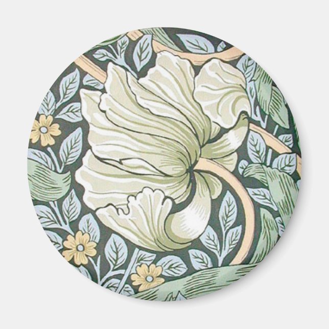 Íman William Morris Pimpernel Floral Wallpaper (Frente)