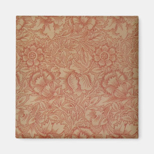 Íman William Morris Pink Poppy Flower Pattern