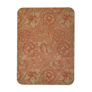 Íman William Morris Pink Poppy Flower Pattern