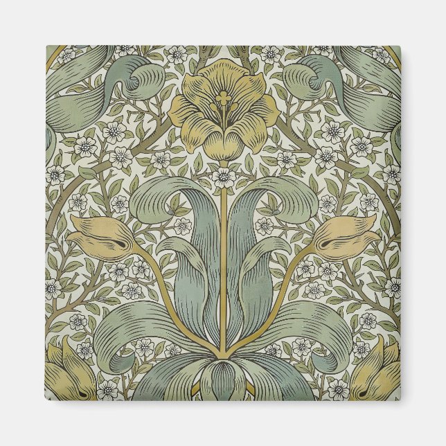 Íman William Morris Primavera Thicket Classic Pattern (Frente)