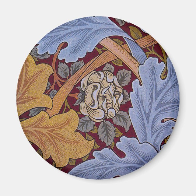 Íman William Morris Rua James Acanthus Wallpaper (Frente)