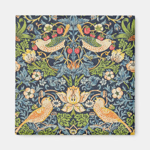 Íman William Morris Strawberry Thief Padrão Floral