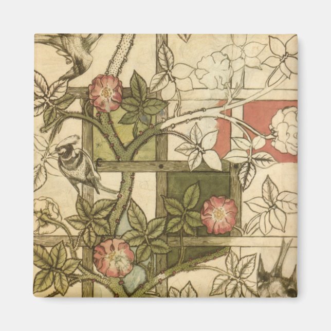 Íman William Morris - Trellis (Frente)