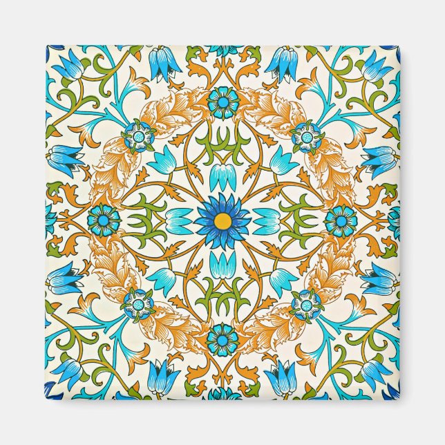 Íman William Morris - Vine, famoso padrão, (Frente)