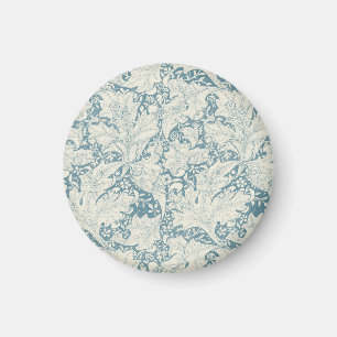 Íman William Morris Wallflower Blue damask