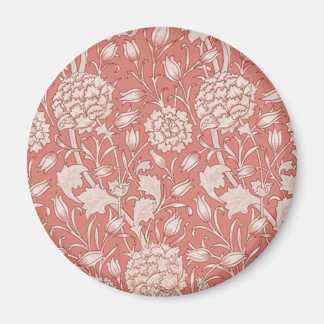 Íman William Morris Wild Tulip Clássico Design vitorian (Frente)