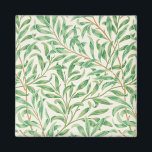 Íman William Morris. Willow Bough. Vintage greenery<br><div class="desc">O ímã William Morris "Willow Bough". Padrão foliar verde.</div>