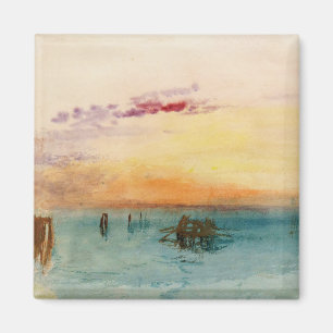 Íman William Turner - A Lagoa perto de Veneza ao Pôr-do
