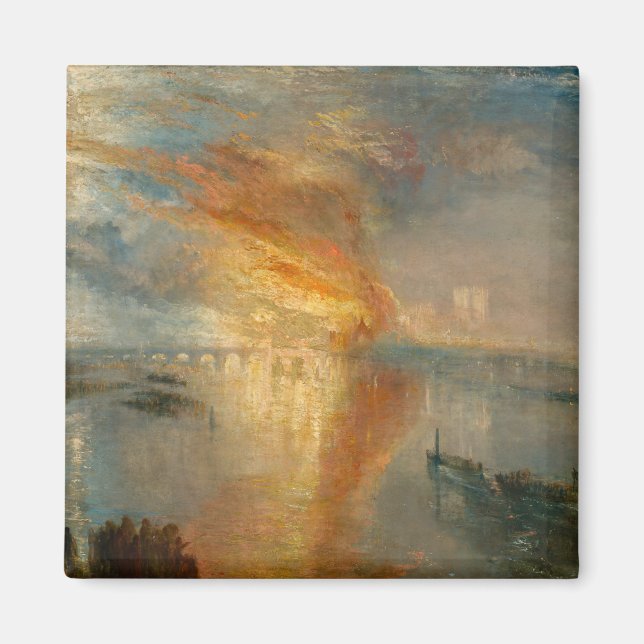 Íman William Turner - A Queima do Parlamento (Frente)