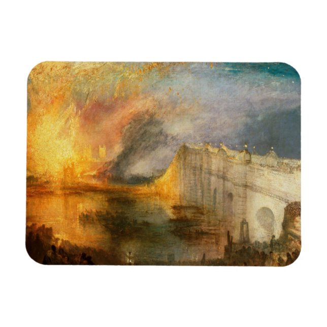 Íman William Turner - A Queima do Parlamento (Horizontal)