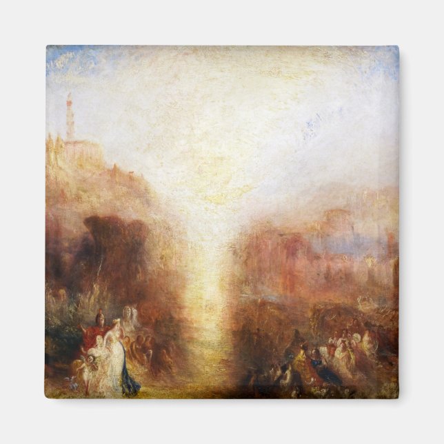 Íman William Turner - A visita ao túmulo (Frente)