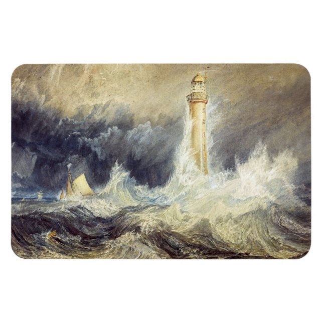 Íman William Turner - Farol de Bell Rock (Horizontal)