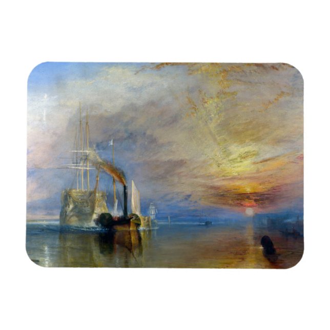 Íman William Turner - O Temeraire em Combate (Horizontal)