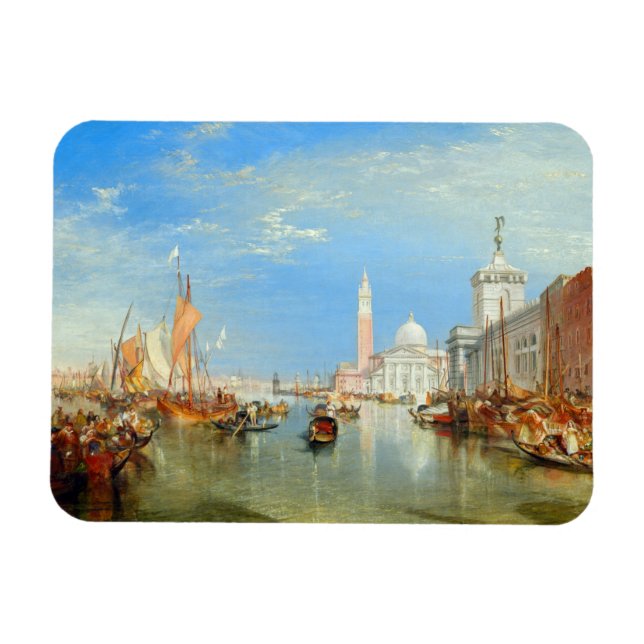 Íman William Turner - Veneza, Dogana & San Giorgio (Horizontal)