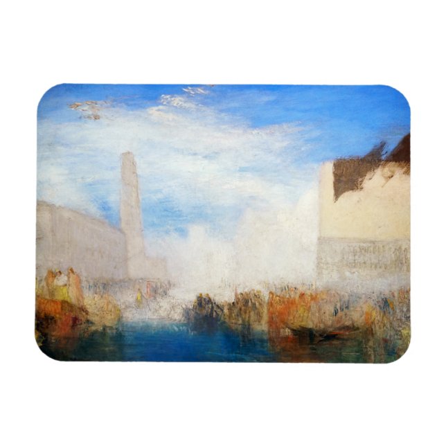 Íman William Turner - Veneza, Piazzetta (Horizontal)