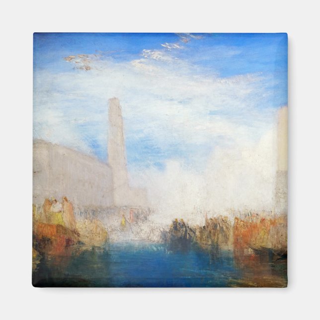 Íman William Turner - Veneza, Piazzetta (Frente)