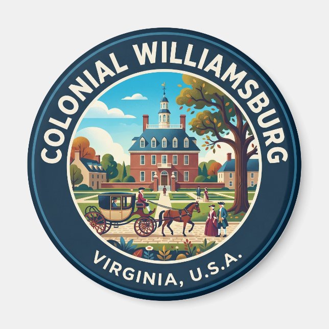 Íman Williamsburg Colonial Virgínia (Frente)