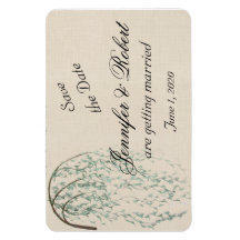 Willow Branch no Casamento Linen Salve a Data