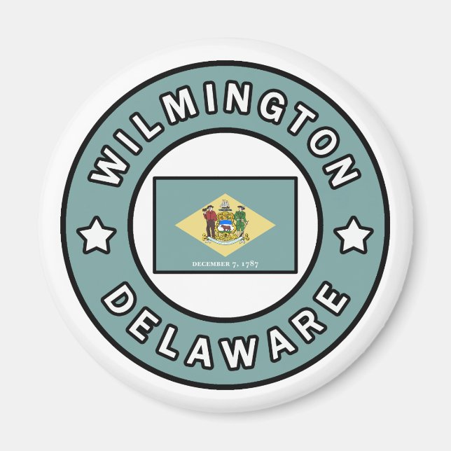Íman Wilmington Delaware (Frente)
