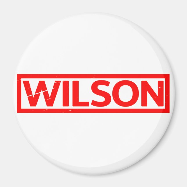 Íman Wilson Stamp (Frente)