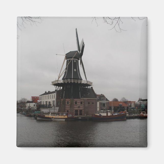 Íman Windmill "De Adriaan", Haarlem (Frente)