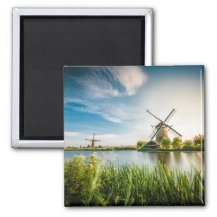 Íman Windmills Holandeses   Roterdão, viagem Holland