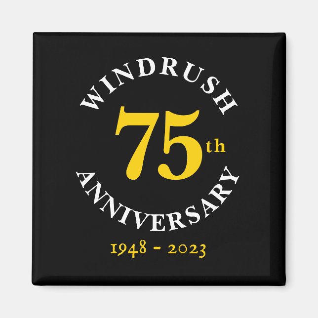 Íman Windrush 75º Aniversário (Frente)