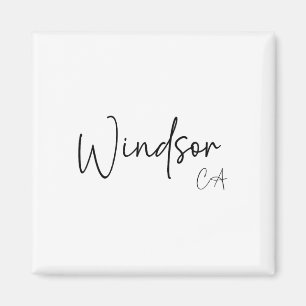 Íman Windsor Califórnia Ca Retrô