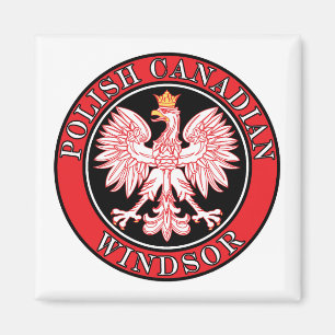Íman Windsor Canadian Eagle Polonês