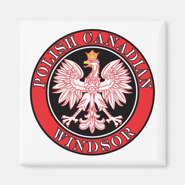 Íman Windsor Canadian Eagle Polonês (Frente)