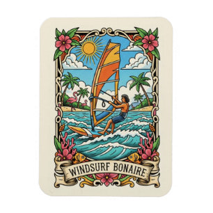 Íman Windsurfers em Bonaire Caribe Neerlandês