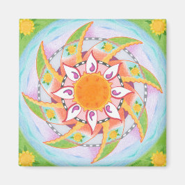 Íman Windy Sunflower Refrigerator Magnet