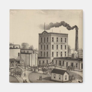 Íman Winfield Roller Mills, Blisaree Wood, Kansas