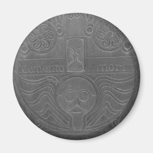 Íman Winged Effigy Magnet Momento Mori (Frente)