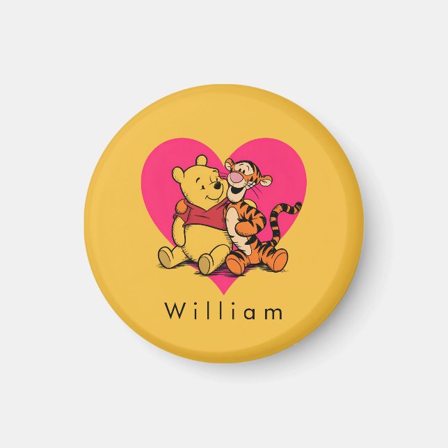 Íman Winnie the Pooh & Tigger Doce (Frente)