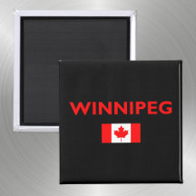 Winnipeg Canadá Flag Dark Color (Cor Escura do Sin