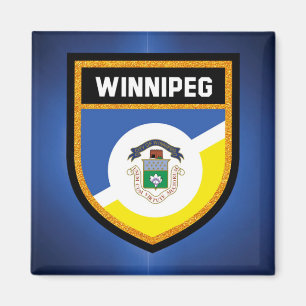 Íman Winnipeg Flag de