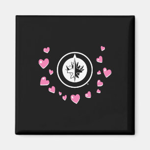 Íman Winnipeg Jets Dia dos Namorados Amor Nhl Licenciad