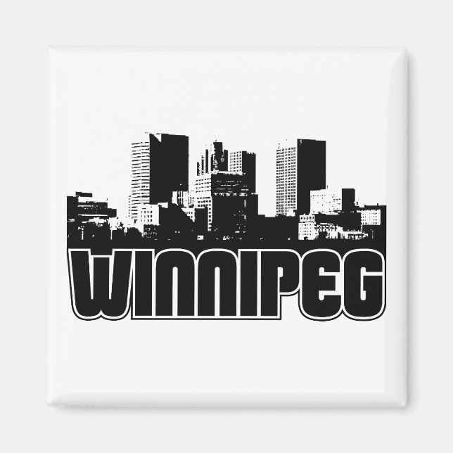 Íman Winnipeg Skyline (Frente)