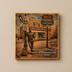 Íman Winslow Arizona Esquina em Pé