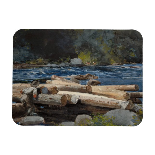 Íman Winslow Homer - Rio Hudson (Horizontal)