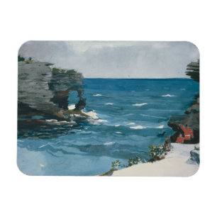 Íman Winslow Homer - Shore Rocky, Bermudas