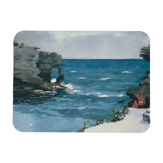 Íman Winslow Homer - Shore Rocky, Bermudas (Horizontal)